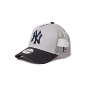 New Era 9FORTY A-Frame New York Yankees Side Patch Gray/Navy Snapback Cap