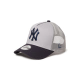 New Era 9FORTY A-Frame New York Yankees Side Patch Gray/Navy Snapback Cap
