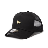 New Era 9FORTY A-Frame Metal Flag Black Trucker Cap
