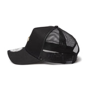New Era 9FORTY A-Frame Metal Flag Black Trucker Cap