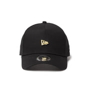 New Era 9FORTY A-Frame Metal Flag Black Trucker Cap