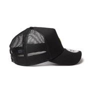 New Era 9FORTY A-Frame Metal Flag Black Trucker Cap