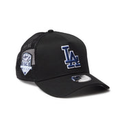 New Era 9FORTY A-Frame Los Angeles Dodgers Side Patch Black Trucker Cap