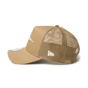 New Era 9FORTY A-Frame Handwritten Logo Khaki Adjustable Cap