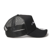 New Era 9FORTY A-Frame Handwritten Logo Black Adjsustable Cap