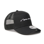 New Era 9FORTY A-Frame Handwritten Logo Black Adjsustable Cap
