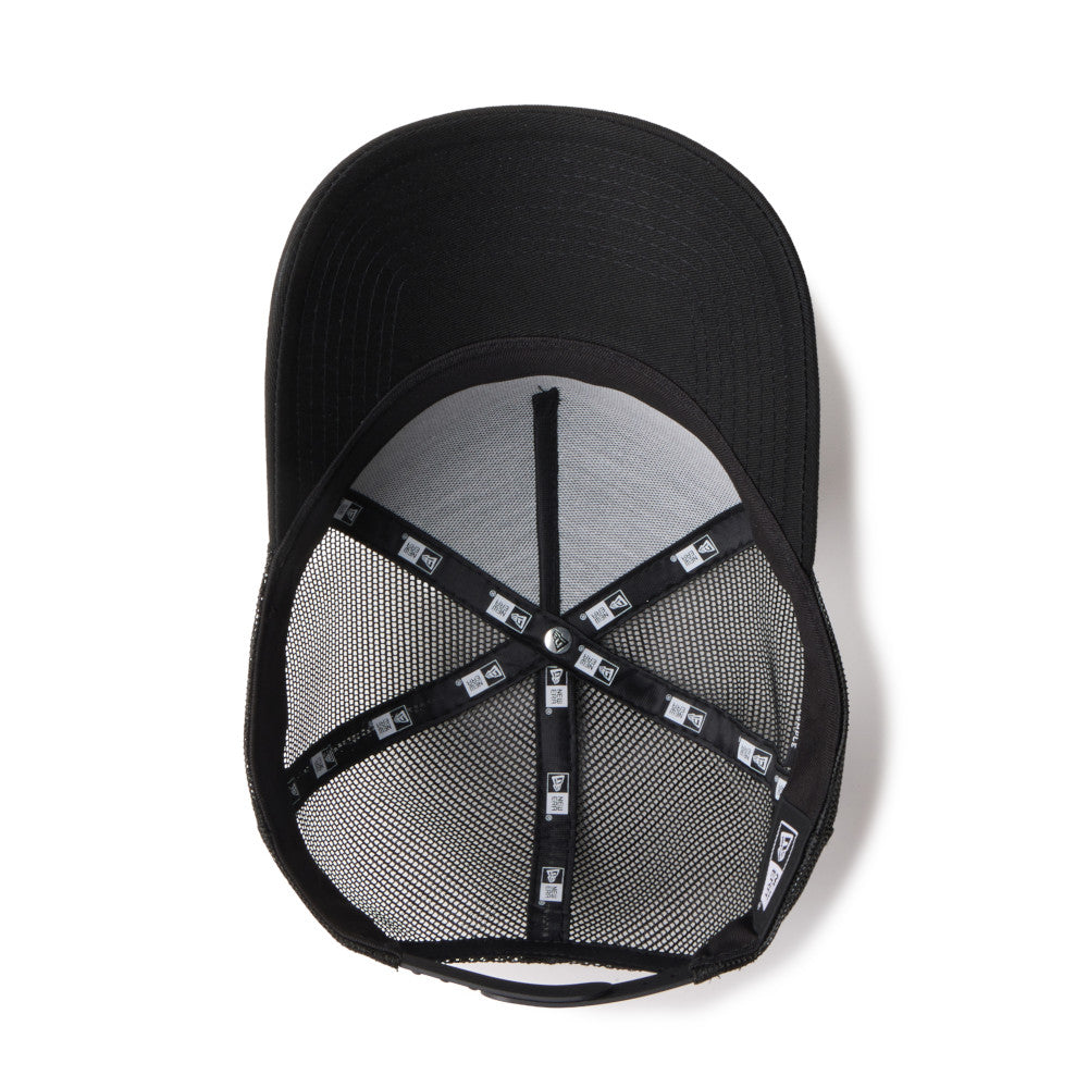 New Era 9FORTY A-Frame Handwritten Logo Black Adjsustable Cap