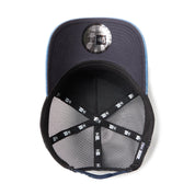 New Era 9FORTY A-Frame Frame Logo Washed Denim Snapback Trucker Cap