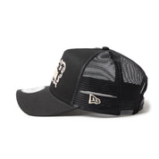 New Era 9FORTY A-Frame NE Frame Logo Black Trucker Cap