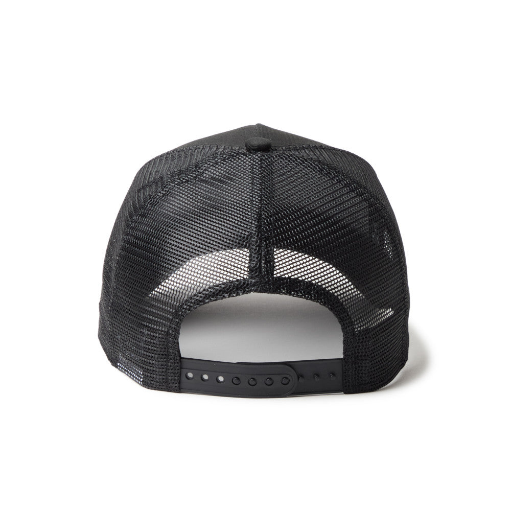 New Era 9FORTY A-Frame NE Frame Logo Black Trucker Cap