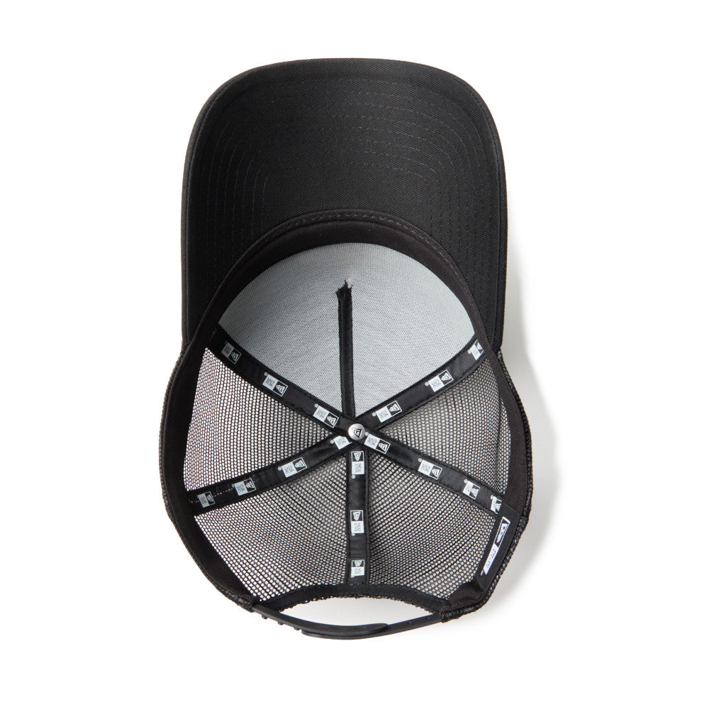New Era 9FORTY A-Frame Circle Originators of the True Fitted Black Trucker Cap