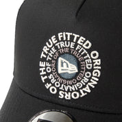New Era 9FORTY A-Frame Circle Originators of the True Fitted Black Trucker Cap