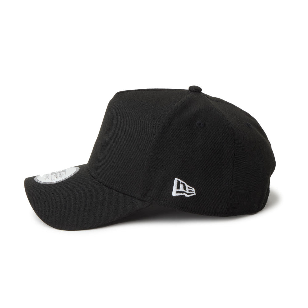New Era 9FORTY A-Frame Wordmark Tagging Essential Black Adjustable Cap