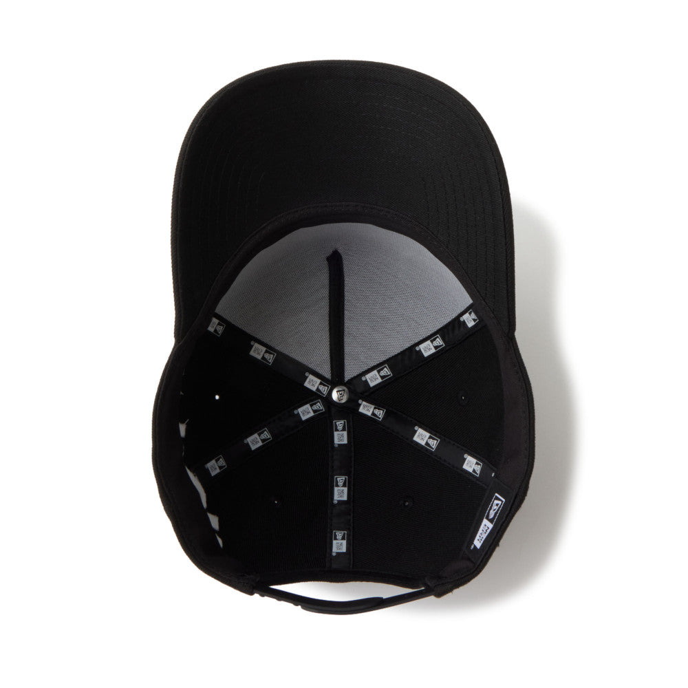 New Era 9FORTY A-Frame Wordmark Tagging Essential Black Adjustable Cap