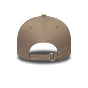New Era 9FORTY Script Mocha Mousse White Mocha Adjustable Cap