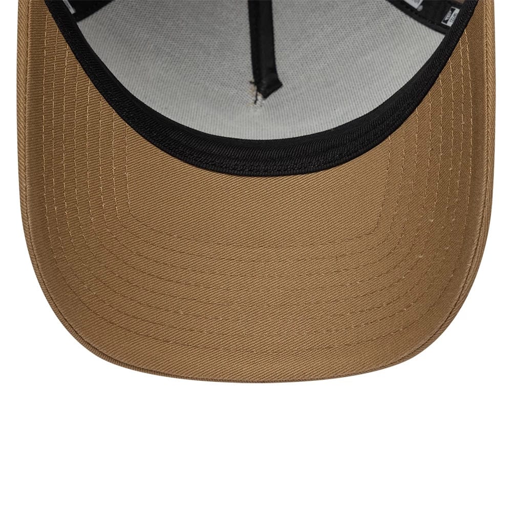 New Era 9FORTY Script Mocha Mousse White Mocha Adjustable Cap