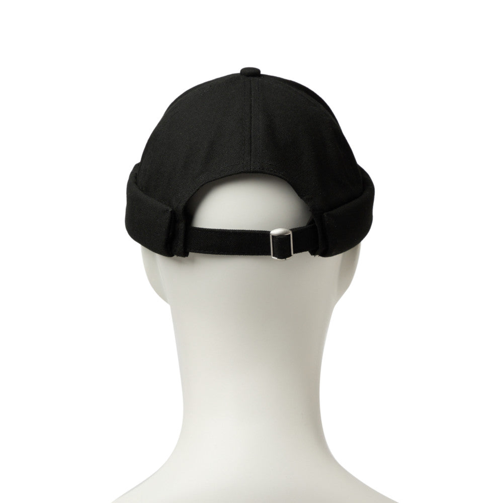 New Era Fisherman Black Skully Hat