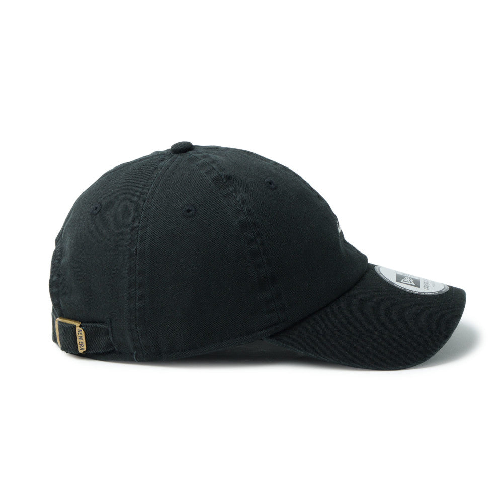 New Era Casual Classic Strap Logo Black Adjustable Cap