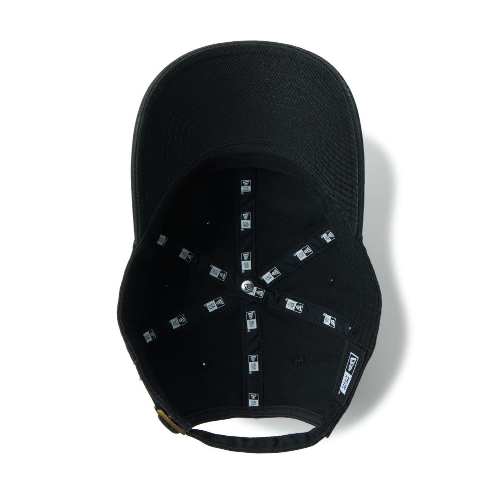 New Era Casual Classic Strap Logo Black Adjustable Cap