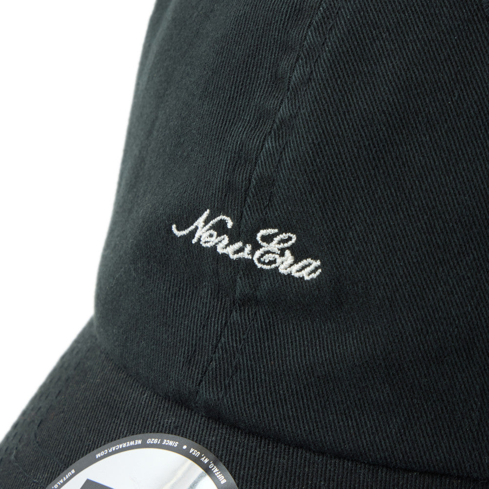 New Era Casual Classic Strap Logo Black Adjustable Cap