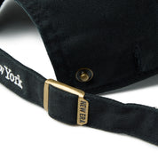 New Era Casual Classic Strap Logo Black Adjustable Cap