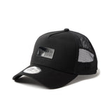 New Era 9FORTY A-Frame TPU Box Logo Tonal Black Trucker Cap
