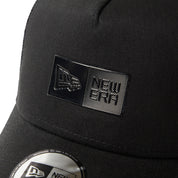 New Era 9FORTY A-Frame TPU Box Logo Tonal Black Trucker Cap