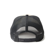 New Era 9FORTY A-Frame TPU Box Logo Cream Grey Trucker Cap