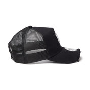 New Era 9FORTY A-Frame New York Yankees Damaged Cap Black Trucker Cap