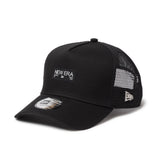 New Era 9FORTY A-Frame Tracker Metal Flag Black Silver Snapback Cap