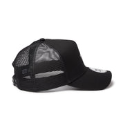 New Era 9FORTY A-Frame Tracker Metal Flag Black Silver Snapback Cap