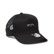 New Era 9FORTY A-Frame Tracker Metal Flag Black Silver Snapback Cap