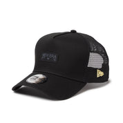 New Era 9FORTY A-Frame Tracker Metal Flag Black Gold Snapback Cap