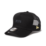 New Era 9FORTY A-Frame Tracker Metal Flag Black Gold Snapback Cap