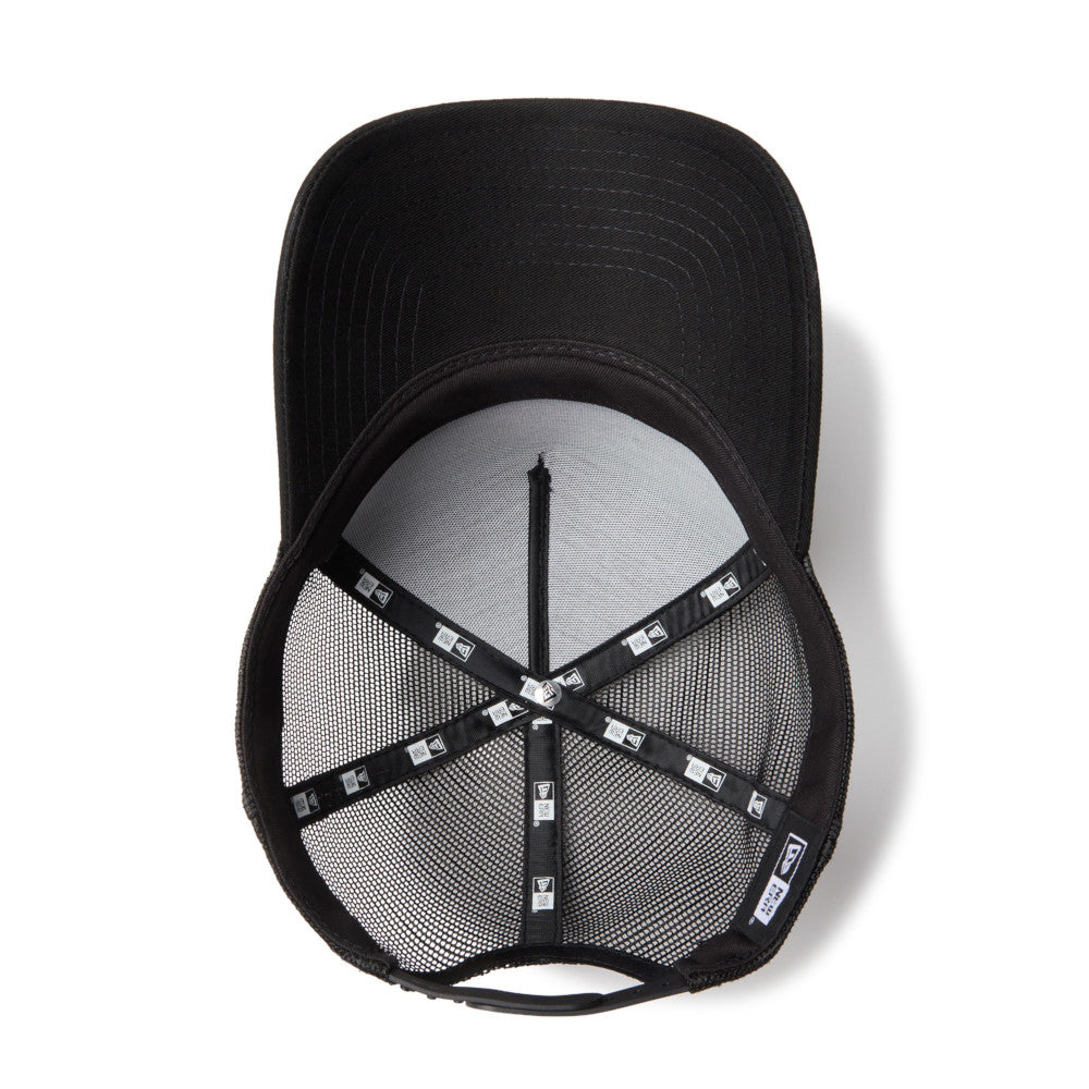 New Era 9FORTY A-Frame Tracker Metal Flag Black Gold Snapback Cap