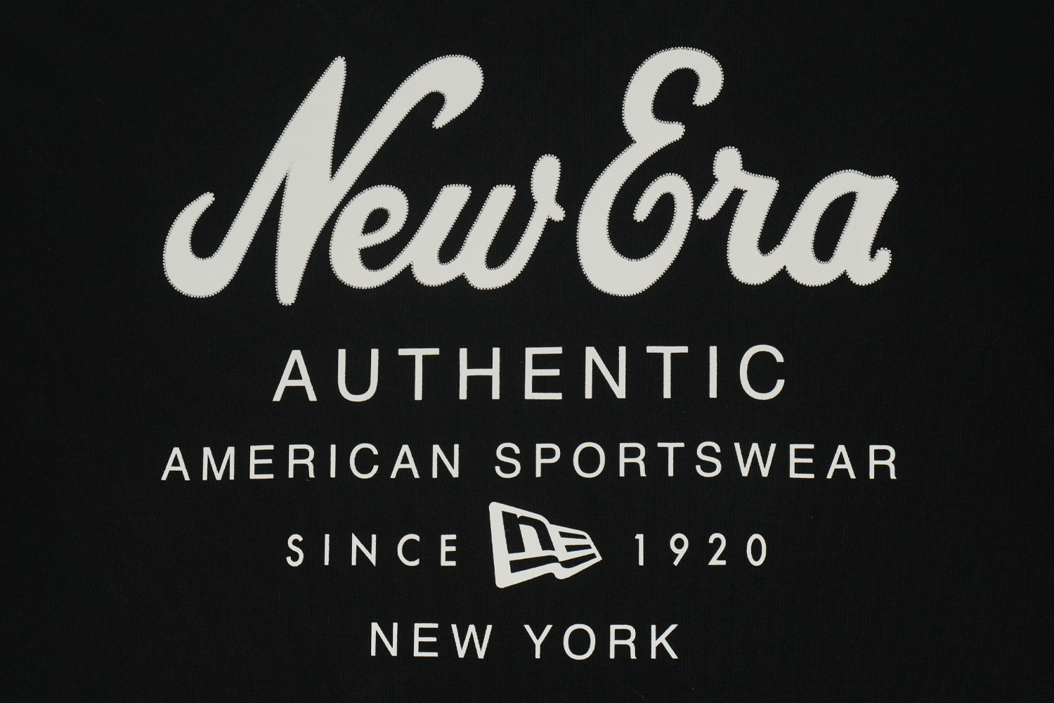 New Era Script Assorted Graphic Tee Black COOLERA Short Sleeve T-Shirt