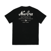 New Era Script Assorted Graphic Tee Black COOLERA Short Sleeve T-Shirt