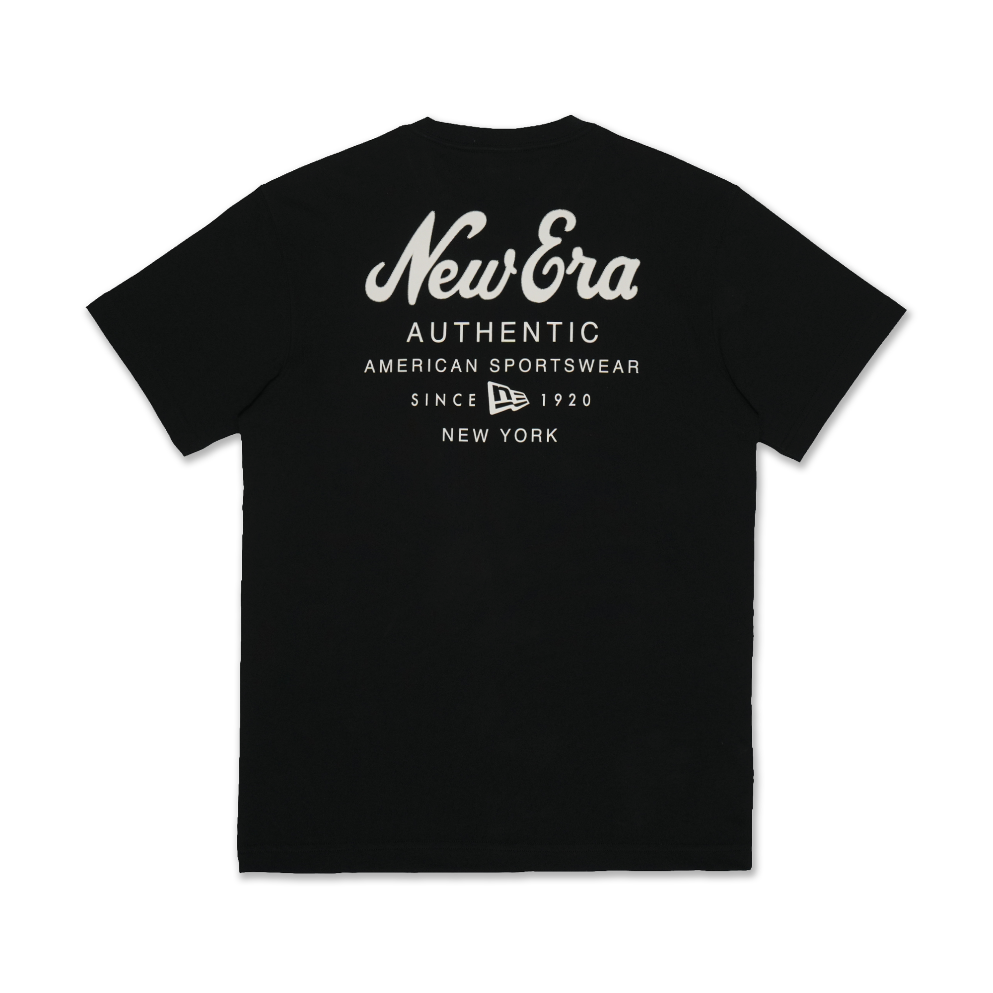 New Era Script Assorted Graphic Tee Black COOLERA Short Sleeve T-Shirt