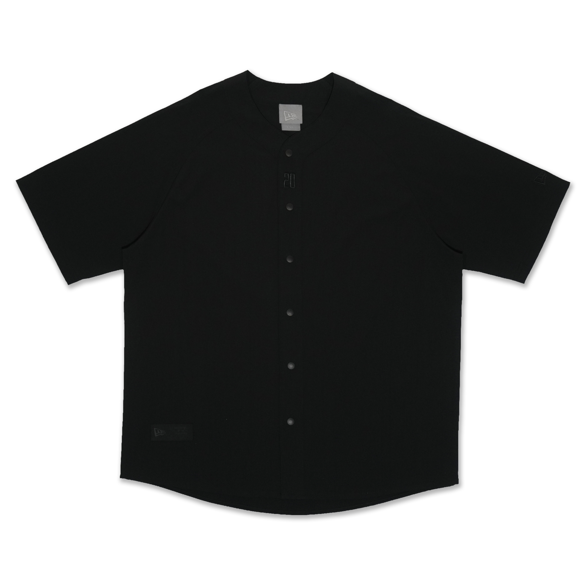 New Era Urban Sleek Black Baseball Jersey Shirt