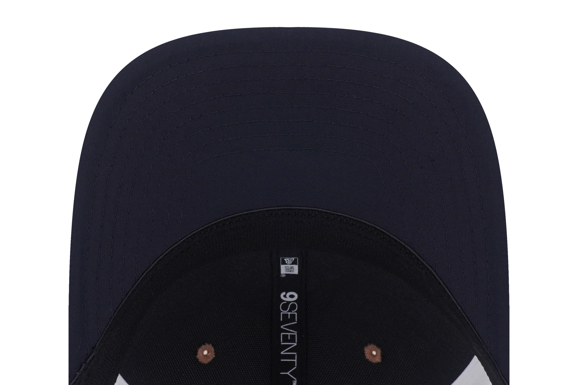 New Era 9SEVENTY New York Yankees Khaki Navy Stretch Snapback Trucker Cap