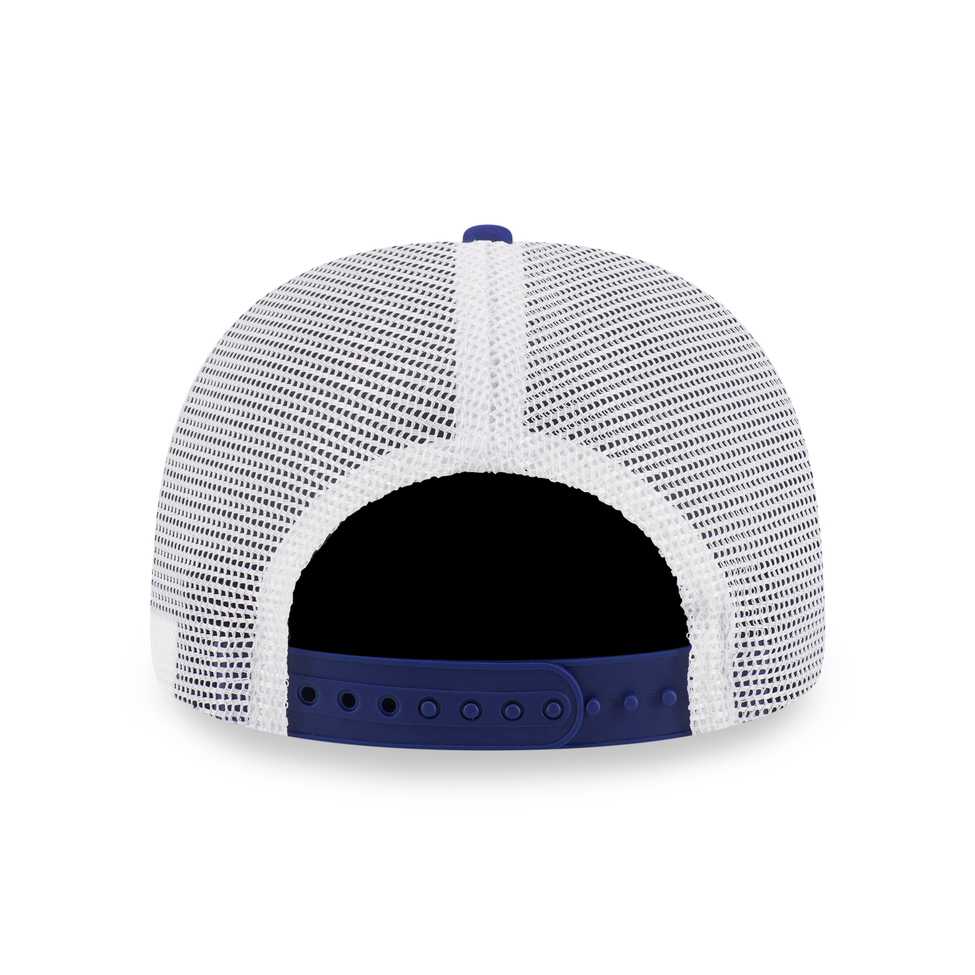 New Era 9SEVENTY Los Angeles Dodgers Gray Dark Royal Stretch Snapback Trucker Cap