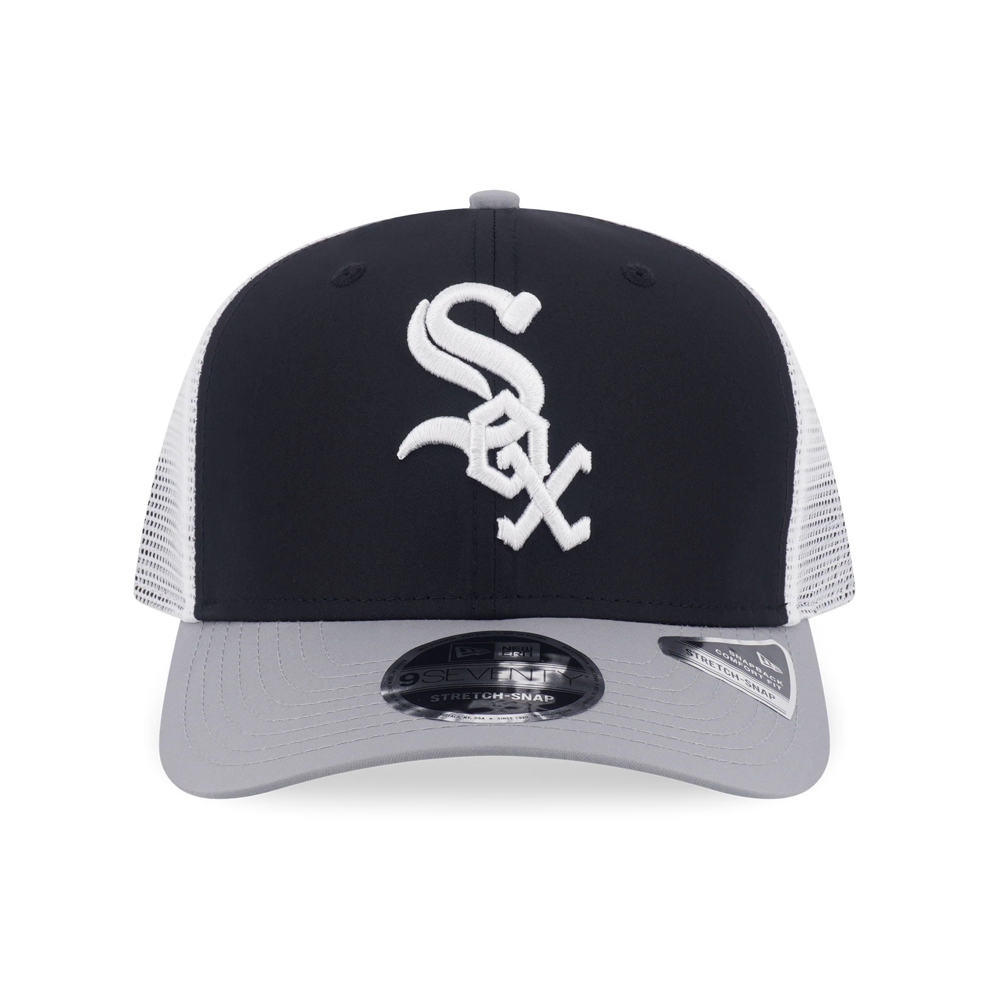 New Era 9SEVENTY Chicago White Sox Black Gray Trucker Cap