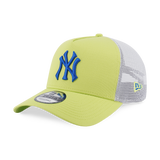 New Era 9FORTY A-Frame Color Era New York Yankees Cyber Green Trucker Cap