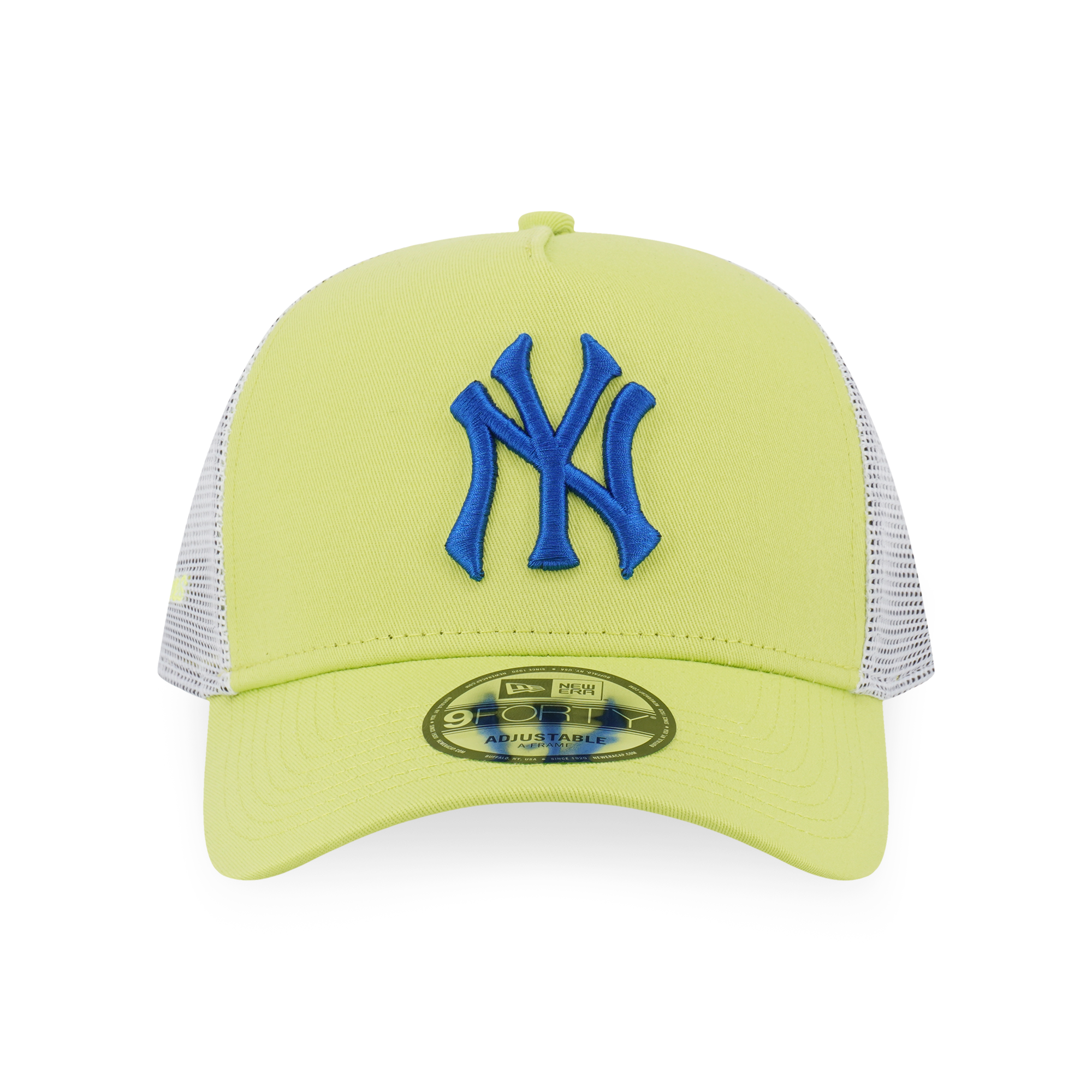 New Era 9FORTY A-Frame Color Era New York Yankees Cyber Green Trucker Cap