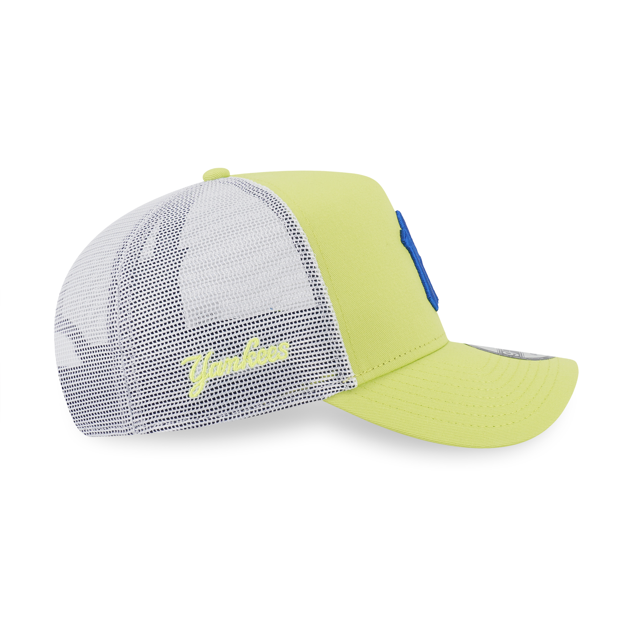 New Era 9FORTY A-Frame Color Era New York Yankees Cyber Green Trucker Cap