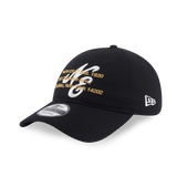 New Era 9TWENTY Layered Script Black Adjustable Cap