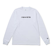 New Era Brand Name Logo White Long Sleeve T-Shirt