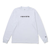 New Era Brand Name Logo White Long Sleeve T-Shirt