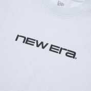 New Era Brand Name Logo White Long Sleeve T-Shirt