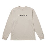 New Era Brand Name Logo Stone Long Sleeve T-Shirt